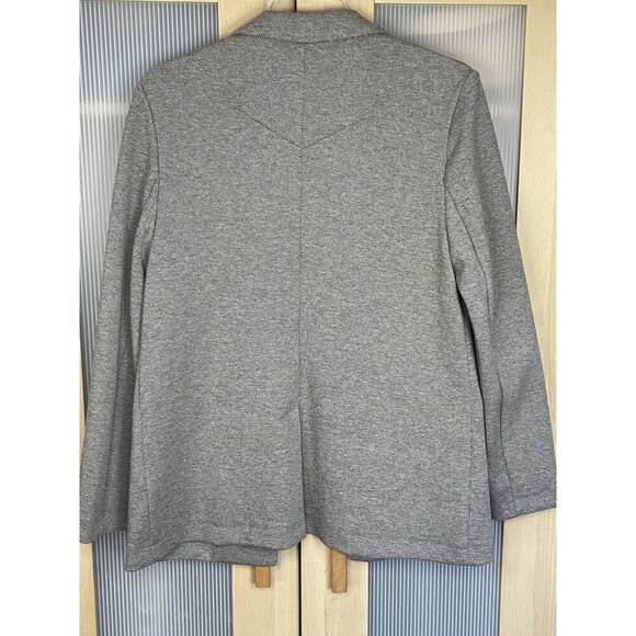Topshop | Gray Open Front Blazer Sz 6 Preppy Travel Party Office - Picture 4 of 4